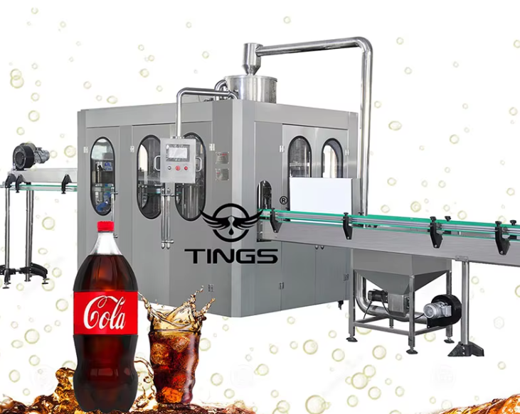 Planta de embotellado de bebidas carbonatadas Mezclador de refrescos CO2 Soda que hace la máquina de llenado