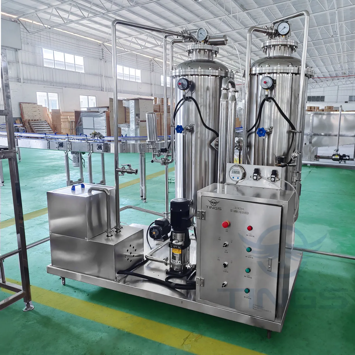 Máquina automática de etiquetado de llenado de bebidas carbonatadas de botellas de CDS - Máquina llenadora - foodmachtech