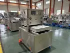 Empaquetadora semiautomática GYT-410 de la piel del vacío del solo molde para el bolso afortunado de las cuerdas de los pescados y el embalaje chino del yam - Máquina de envasado - foodmachtech