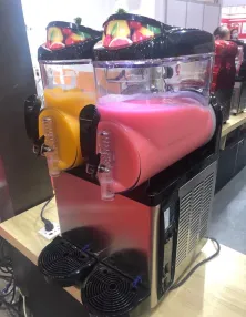 Commercial 3 Tanks Frozen Drink Slush Smoothie Maker Slushy Making Machine