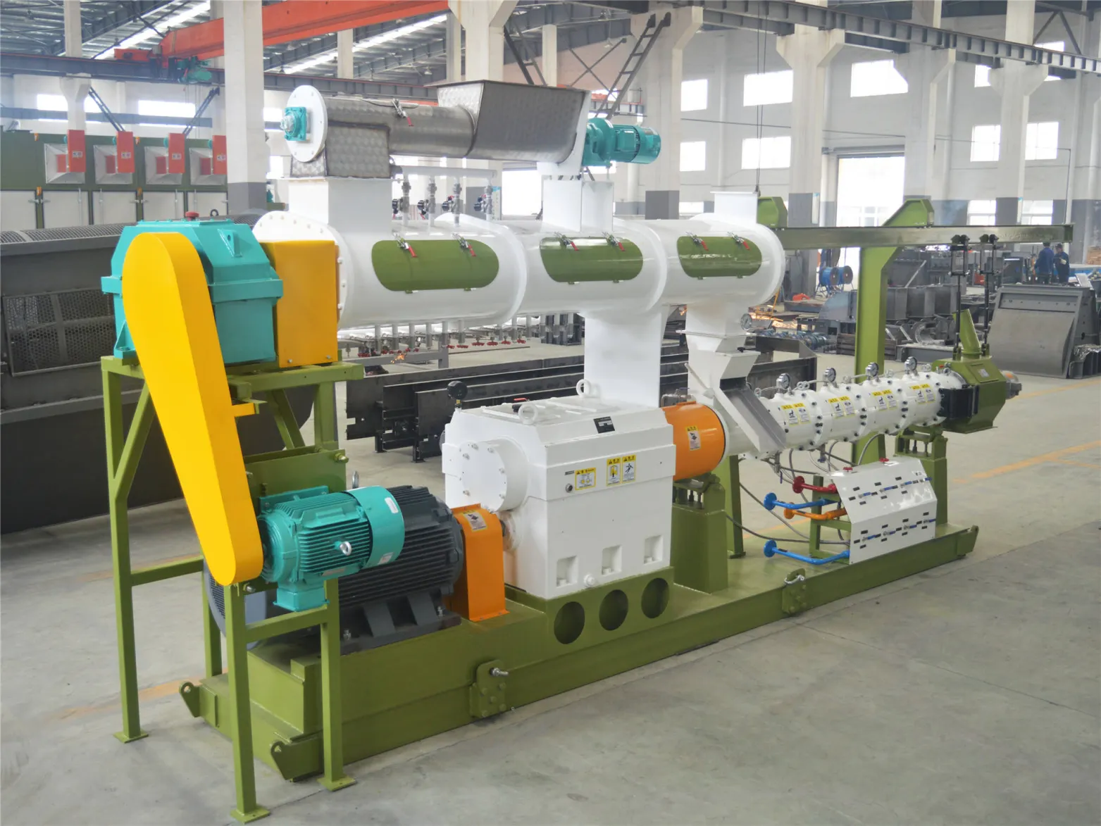 Cat Dog Pet Fish Food Processing Machines 355kw Extrusora de alimentação automática Twin Screw Pelletizer Price - Linha Produção Pet Food - foodmachtech