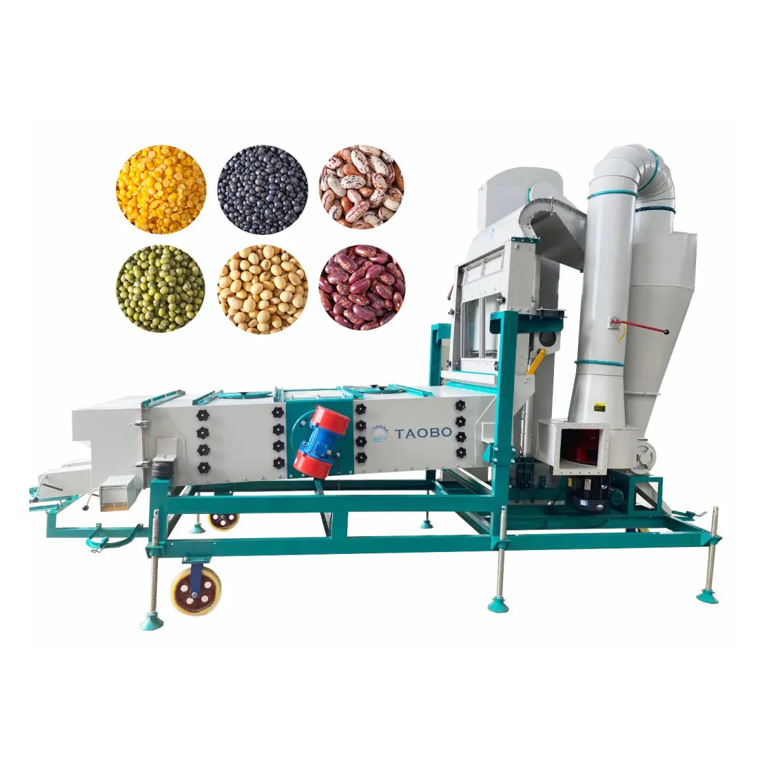 Getreide-und Bohnen-Luft-Bildschirm-Reiniger-Korn-Reinigungs-und Grading-Maschine - Sieb maschine - foodmachtech