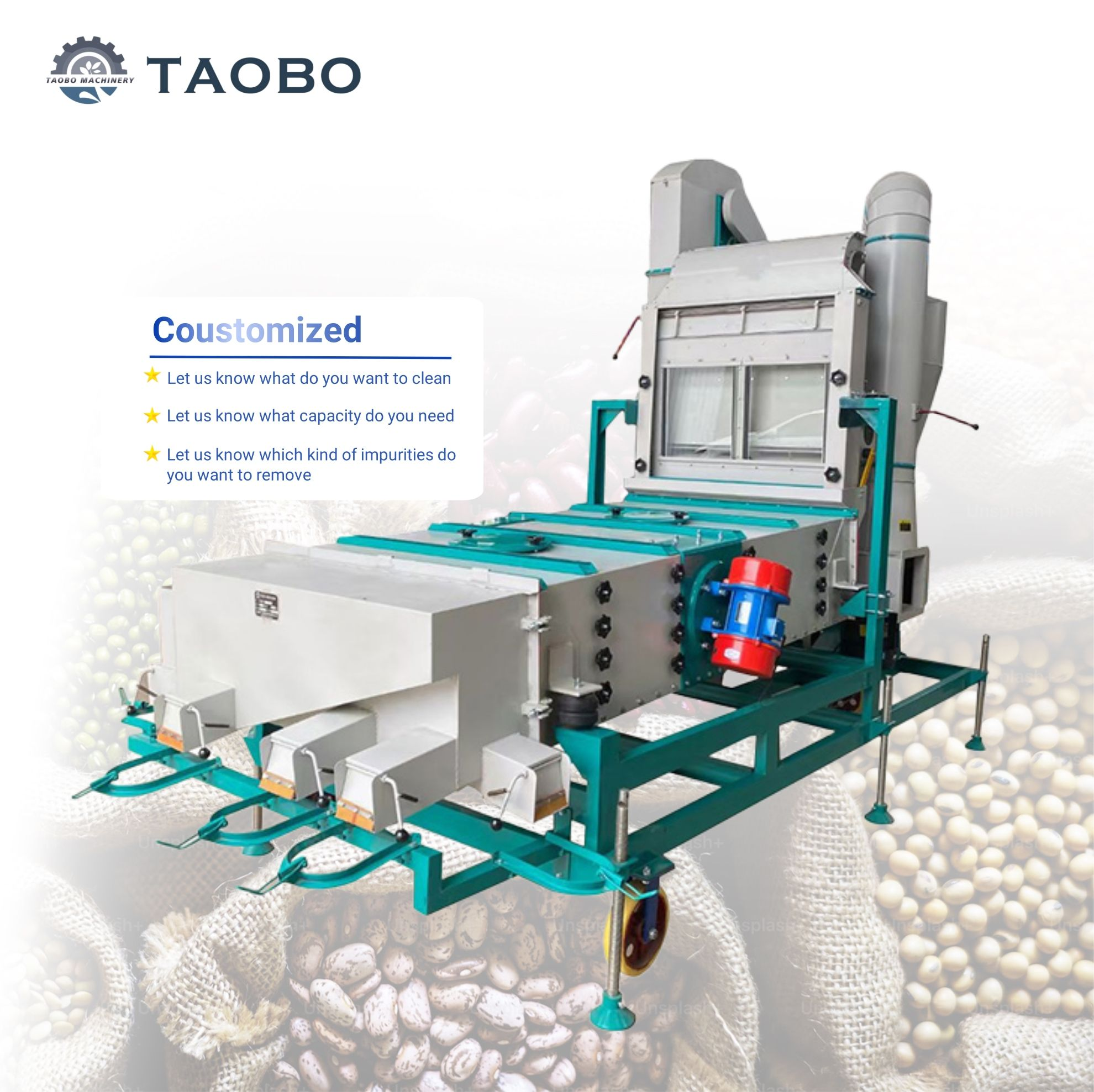 2025年ベストセラーゴマ洗浄機 | 穀物選択機 | シードソーティングシーブマシン