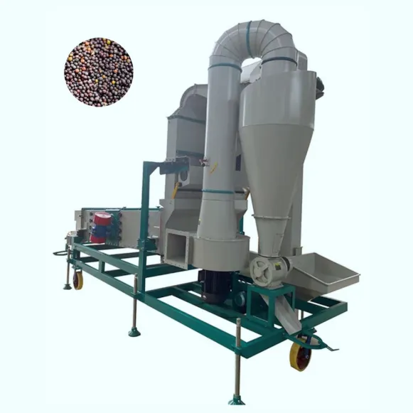 Colza Vibração Cleaner/Gergelim Soja Trigo Milho Grão Chia Seed Cleaner Machine