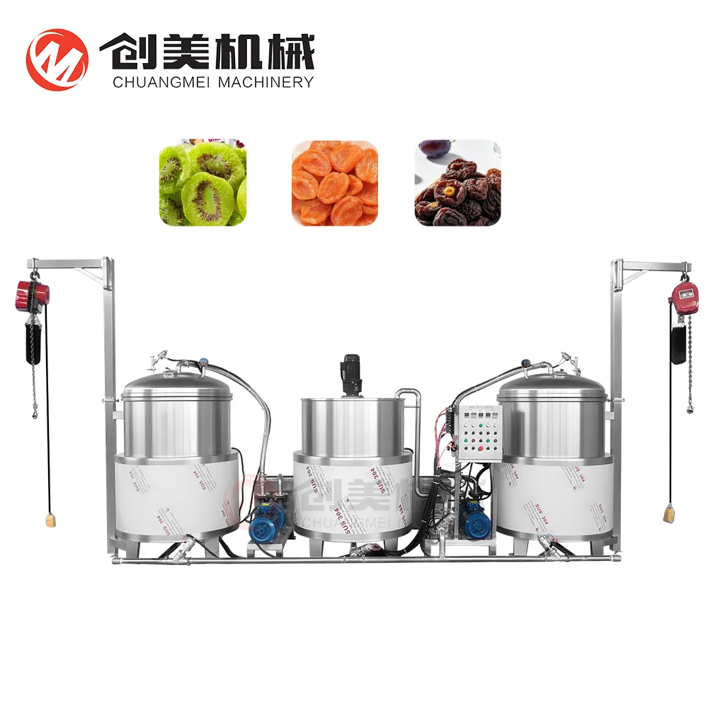 Commercial and Industrial Vacuum Confectionery Syrup Sugar Cooking Melting Impregnation Tanks - Vacuum Melting Kettle - foodmachtech