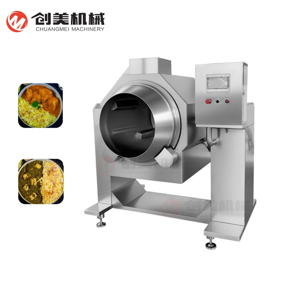 Commercial Kitchen Equipment Vegetable Processing Plant Core Engine Rice Noodle Meat Processing Equipment - Wok - foodmachtech