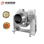 Commercial Rotary Wok Automatic Stir-frying Machine Large Capacity Electric Stir Fry Cooker - Wok - foodmachtech