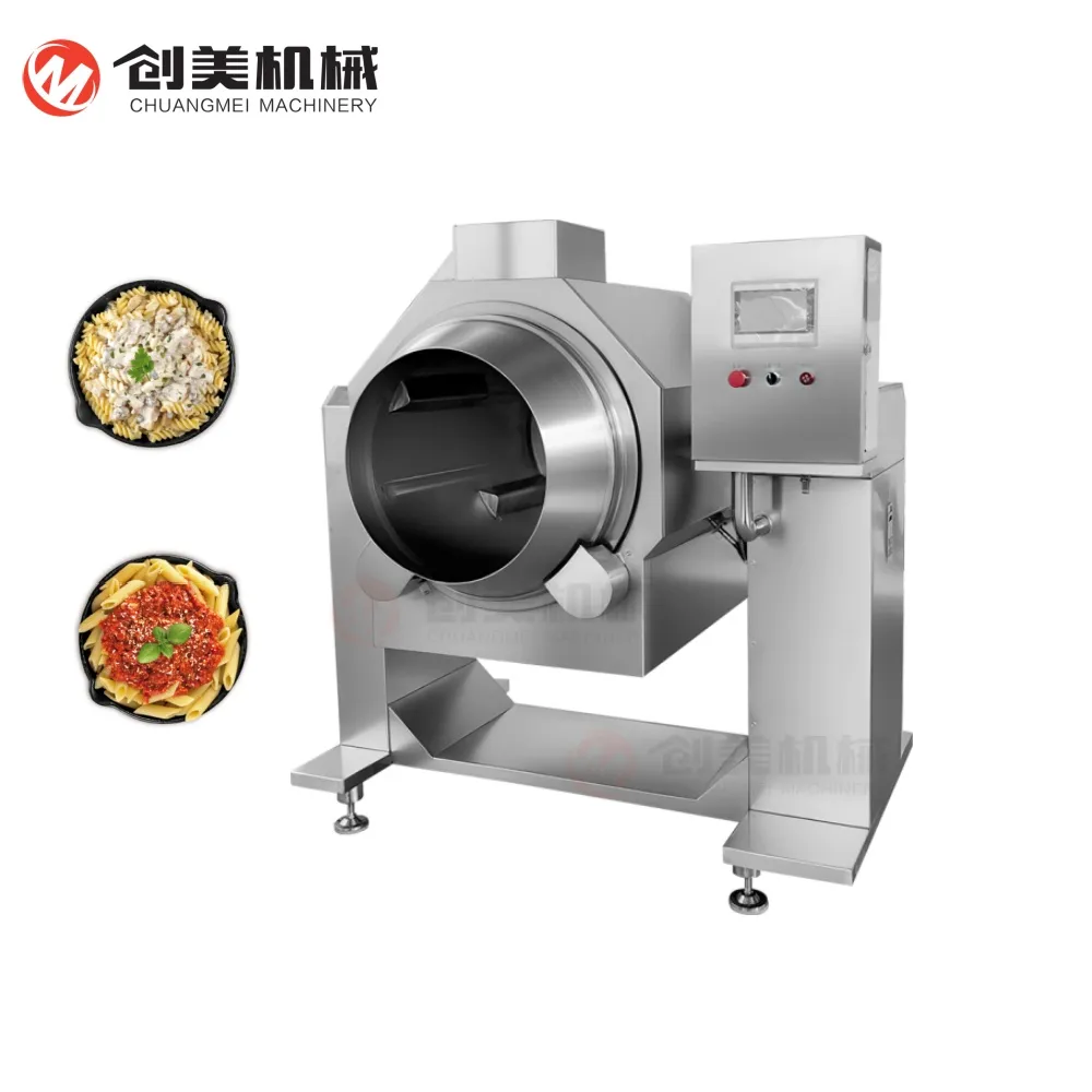 Commercial Rotary Wok Automatic Stir-frying Machine Large Capacity Electric Stir Fry Cooker - Wok - foodmachtech