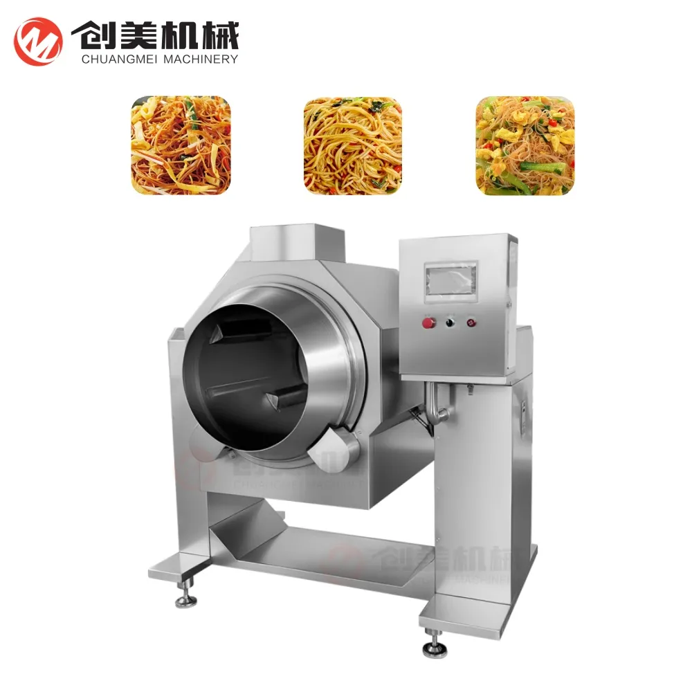 Commercial Canteen Restaurant Intelligent Fried Noodle Intelligent Cooking Drum Machine - Wok - foodmachtech