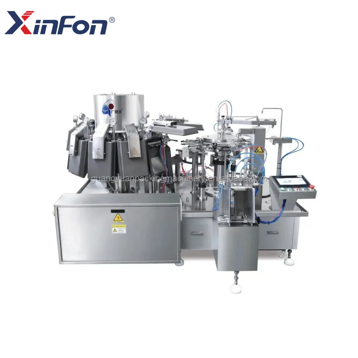 GY-8SK-200 voll automatische Rotations-Vakuum verpackungs maschine Packung Garnelen paste Lebensmittel industrie Lebensmittel fabriken - Verpackungsmaschine - foodmachtech
