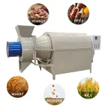 Small Drum Rotary Sawdust Charcoal Briquette Dryer Machine Coffee Potato Dry Dryer Price300 - Dryer - foodmachtech