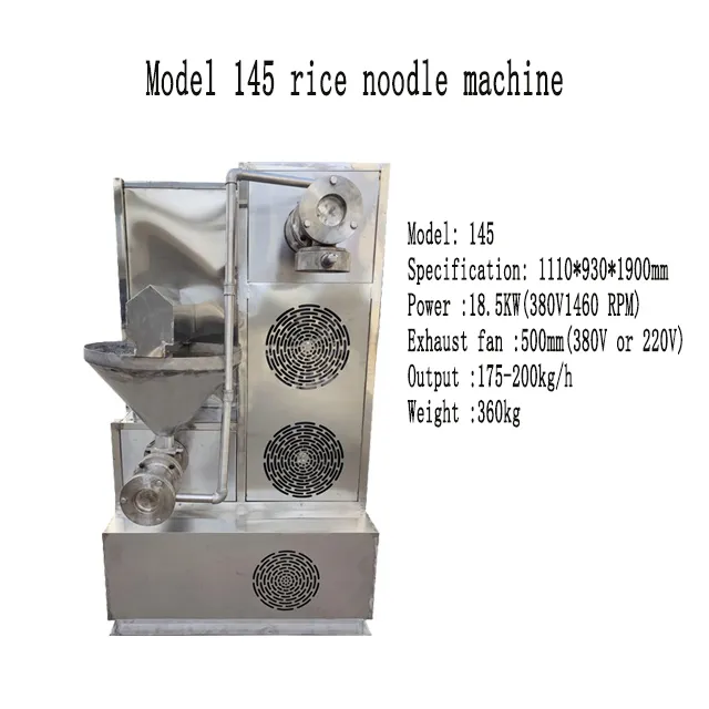 Starch Wet Rice Stick Maize Noodle Fully Automatic Grain Vermicelli Corn Make Equipment Machine - Noodle Machine - foodmachtech
