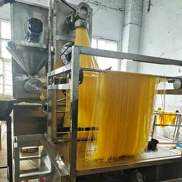 Starch Wet Rice Stick Maize Noodle Fully Automatic Grain Vermicelli Corn Make Equipment Machine - Noodle Machine - foodmachtech
