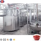 Bolsita de pasta de tomate que hace la máquina Nueva línea de producción personalizada de mermelada de tomate de una tonelada - Prensa de queso - foodmachtech