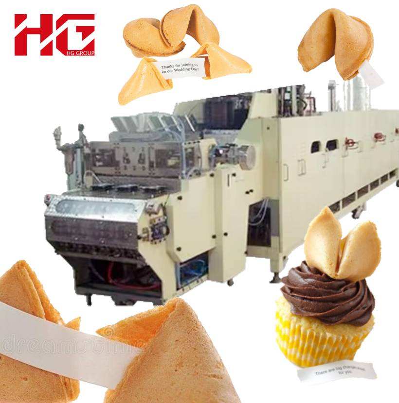 HG Voll automatische Fortune Cookie-Produktions linie-Kompakte Struktur | Hohe Automatisierung