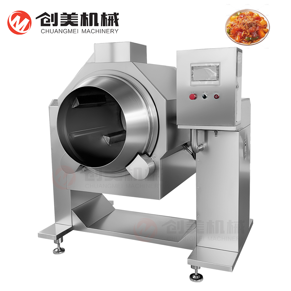 Автоматическая машина вок барабанчика машины Стир-жаря для зажаренных риса/лапш/жарить