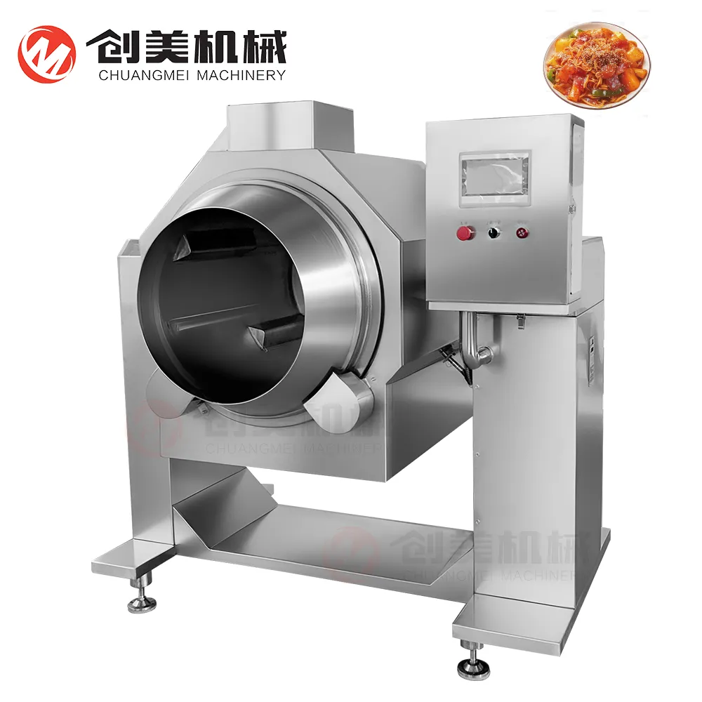 Commercial Rotary Wok Automatic Stir-frying Machine - Wok - foodmachtech