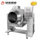 Natural Gas Drum Stir-frying Machine Large Electromagnetic Stir-frying Machine - Wok - foodmachtech
