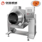 China Factory Price Drum Spinning Type Automatic Cooking Machine Large Capacity Commercial Large Capacity Stir-frying Machine - Wok - foodmachtech