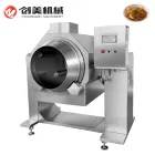 Save Labor Cost Large Capacity Commercial Intelligent Drum Cooking Machine Non Stick Wok Vegetables Cooking Robot Machine - Wok - foodmachtech