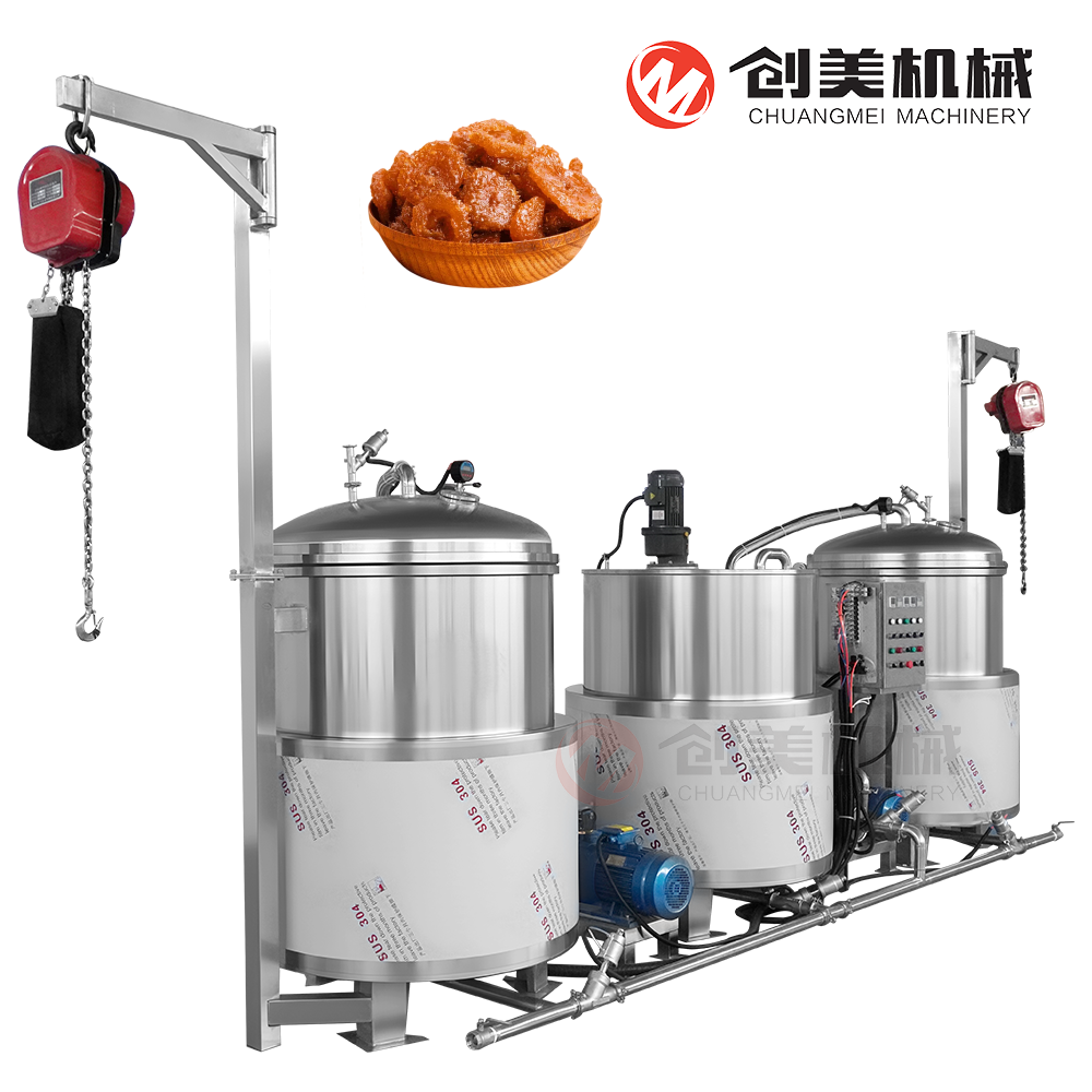 真空否定的な圧力砂糖の含浸机械