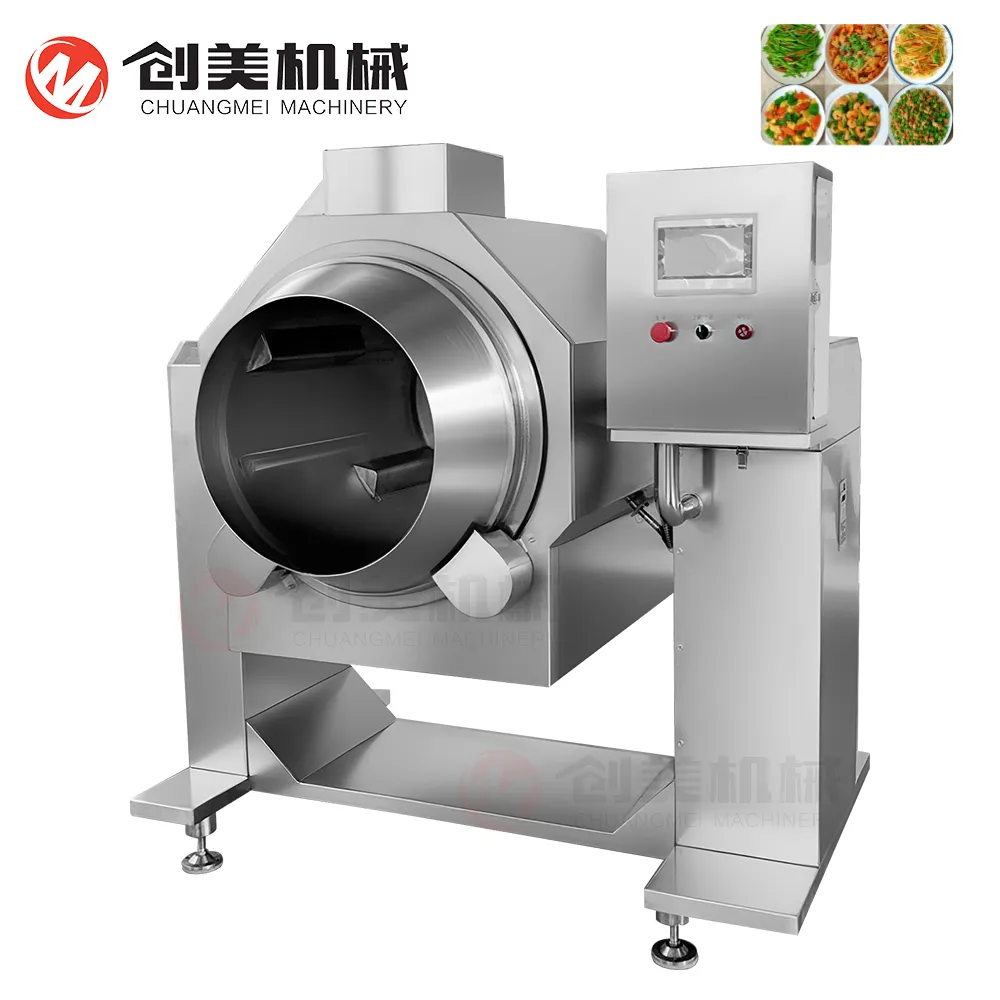 Commercial Fried Rice Machine Electric Cooking Drum Cooking Robot Machine - Wok - foodmachtech
