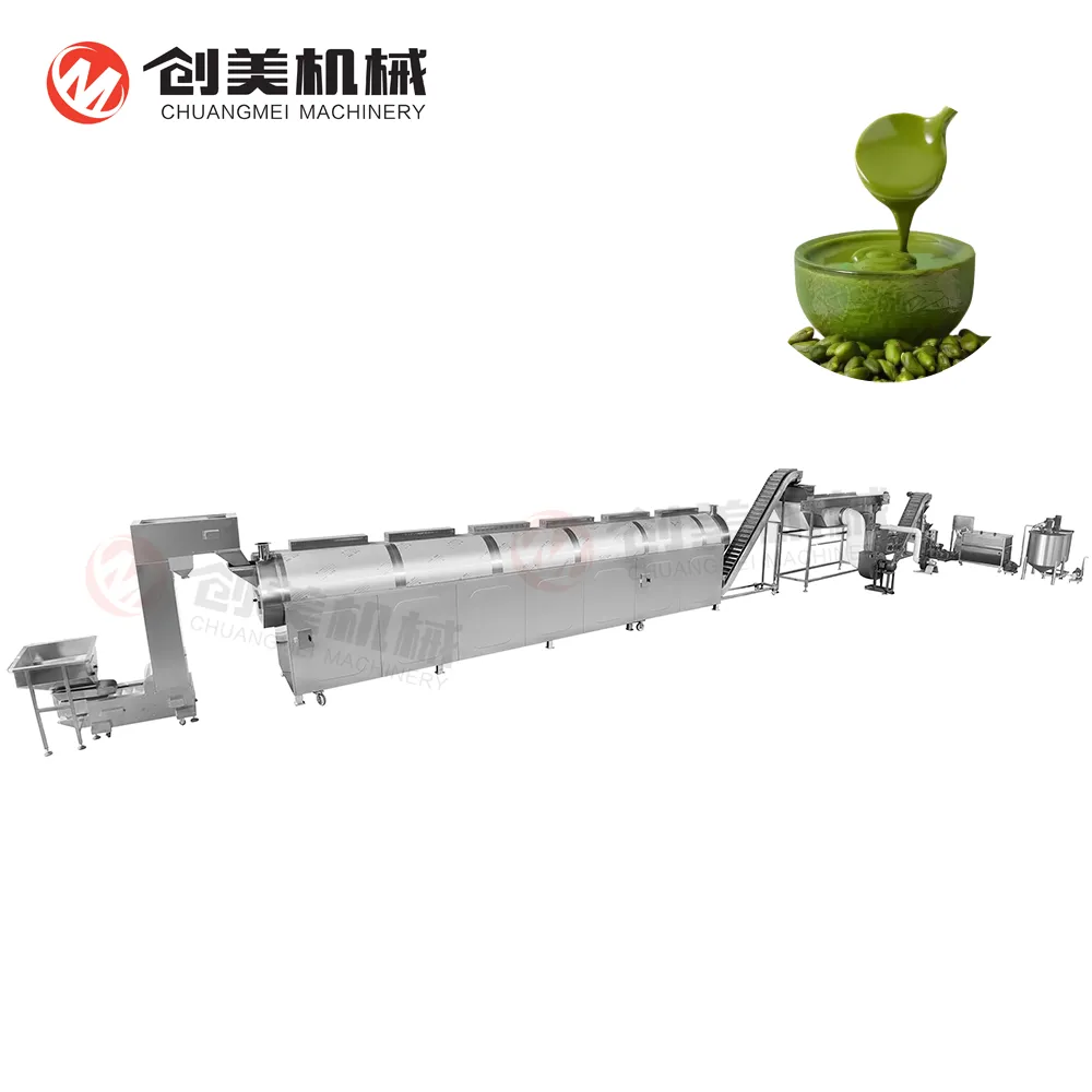Pistachio Almond Butter And Cashew Paste Processing Production Line - Grinding Machine - foodmachtech