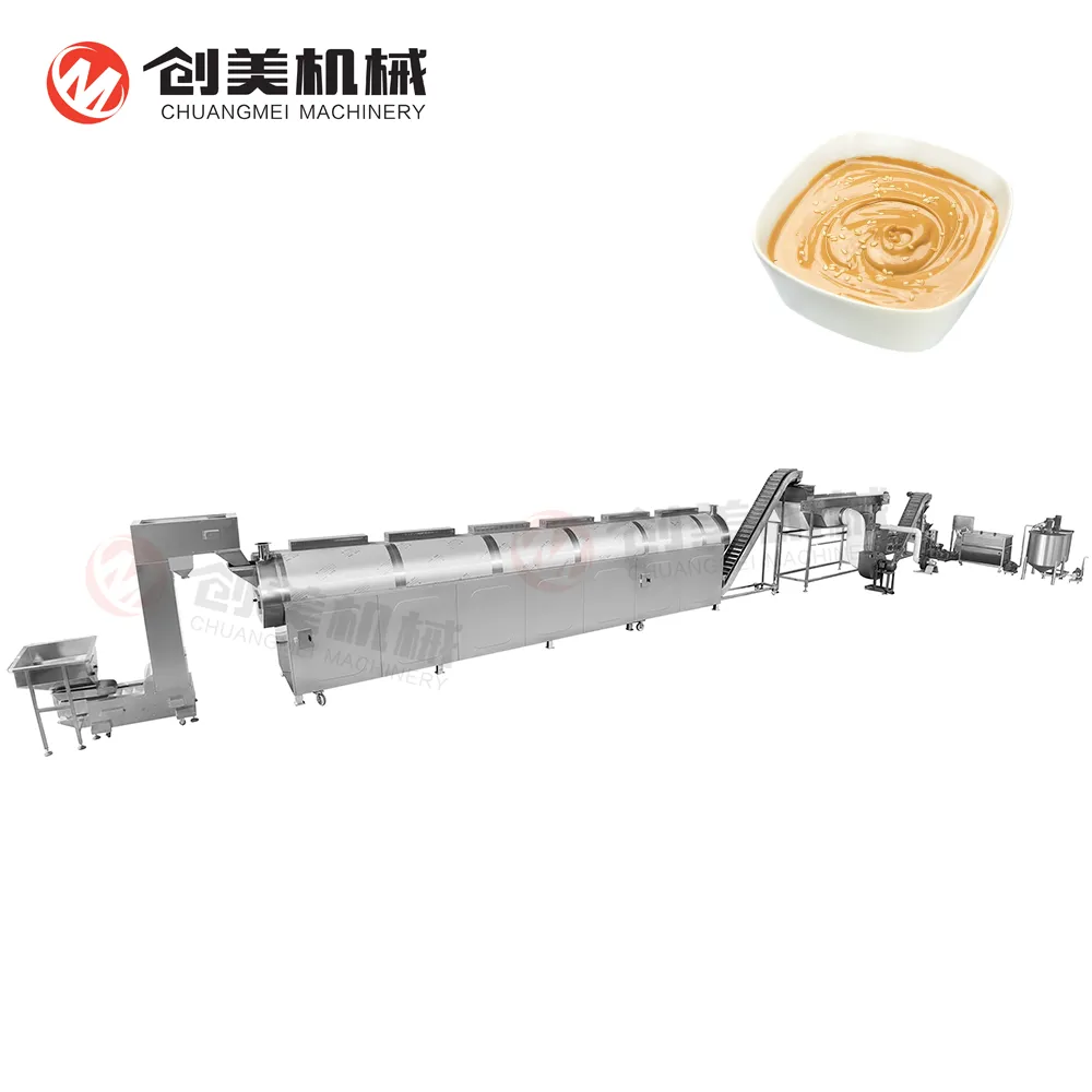 Automatic Hazelnut Sesame Peanut Butter Flavored Butter Making Machine - Grinding Machine - foodmachtech