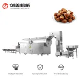 Industrial contínuo Macadâmia Nut Processing Linha Produção e Roasting Cooling Line - Máquina assar - foodmachtech