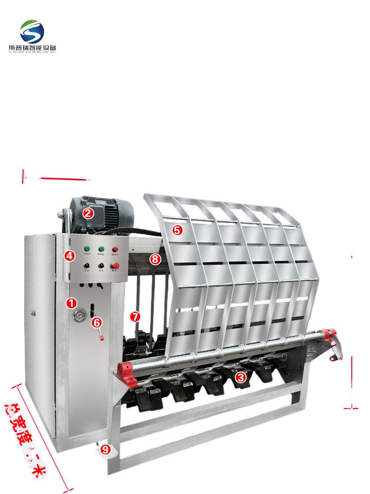 อุปกรณ์ฆ่าลูกรอกตะขอสำหรับโรงงานแปรรูปหมูสด