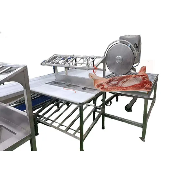 Dây chuyền sản xuất chế biến thịt gà cừu cừu thiết kế chuyên nghiệp hiệu quả cao Máy cưa thịt
