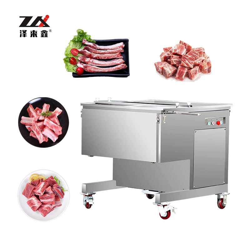 อุตสาหกรรมที่มีประสิทธิภาพอัตโนมัติสดหมูซี่โครงเครื่องตัดขนาดใหญ่แกะสับสเต็กหมู Trotter เครื่องตัด