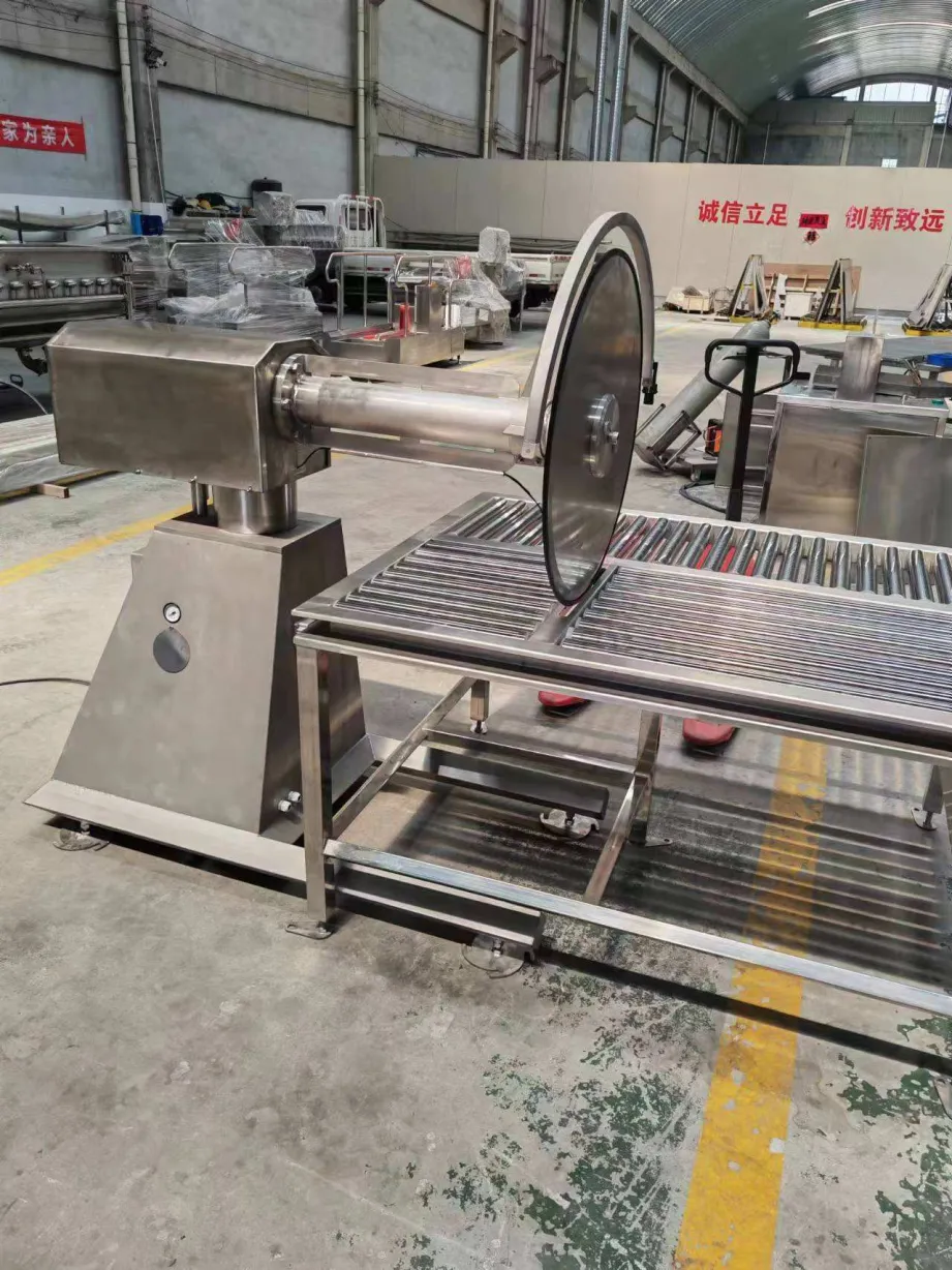 Máy cưa cắt thịt cừu thương mại Máy cưa cắt thịt cừu thịt lợn chia băng tải với thành phần lõi động cơ - Máy tách thịt lợn - foodmachtech