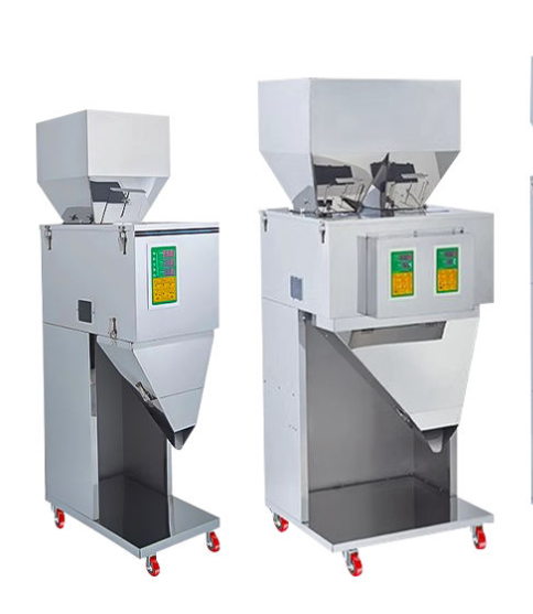 DMX 50-999g Carré Trémie Grain Farine Machine De Remplissage Poudre Riz Thé Haricots Automatique Granule Pesant La Machine D'emballage