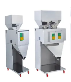 DMX Máy chiết rót bột hạt Phễu hình vuông 50-999G máy đóng gói hạt gạo tự động hạt trà