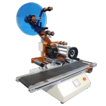 Auchan new design desktop and horizontal high-speed small round bottle labelling machine - Labeling Machine - foodmachtech