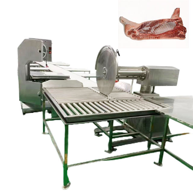 Горячая Продажа Автоматическая Бойня Секционные Ленточная Пила Разделяя Машина Новый Эффективно Делит Бойни Свинины Баранины