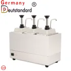 Distributeur de sauce à fromage à tête simple Distributeur de sauce électrique Bain Marie - Bouilloire de cuisson Sauce - foodmachtech
