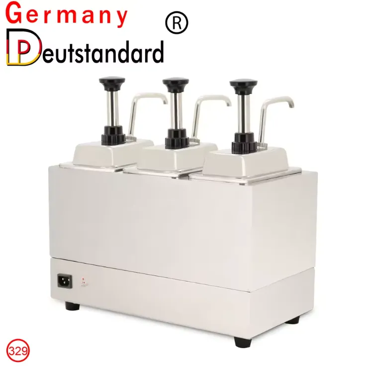 Distributeur de sauce à fromage à tête simple Distributeur de sauce électrique Bain Marie - Bouilloire de cuisson Sauce - foodmachtech