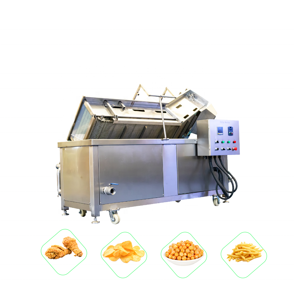 Bananen-Plantain-Chips-Frittier maschine 304 ununterbrochene Falafel-Fritte use aus Edelstahl