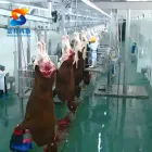 مسلخ الماشية الحلال التلقائي أو قتل أو ذبح الماشية خنزير الماعز آلة ذبح الأغنام - خط إنتاج ذبح الماشية والأغنام - foodmachtech