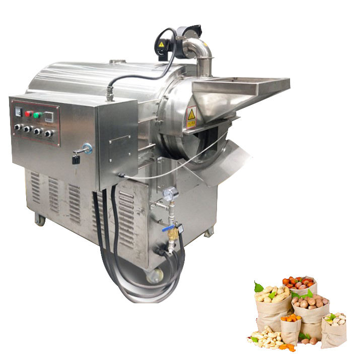 Noix De Cajou Graine D'arachide Noix Rôtissoire Torréfacteur Machine Sésame Arachide Grain Cocoa Roster