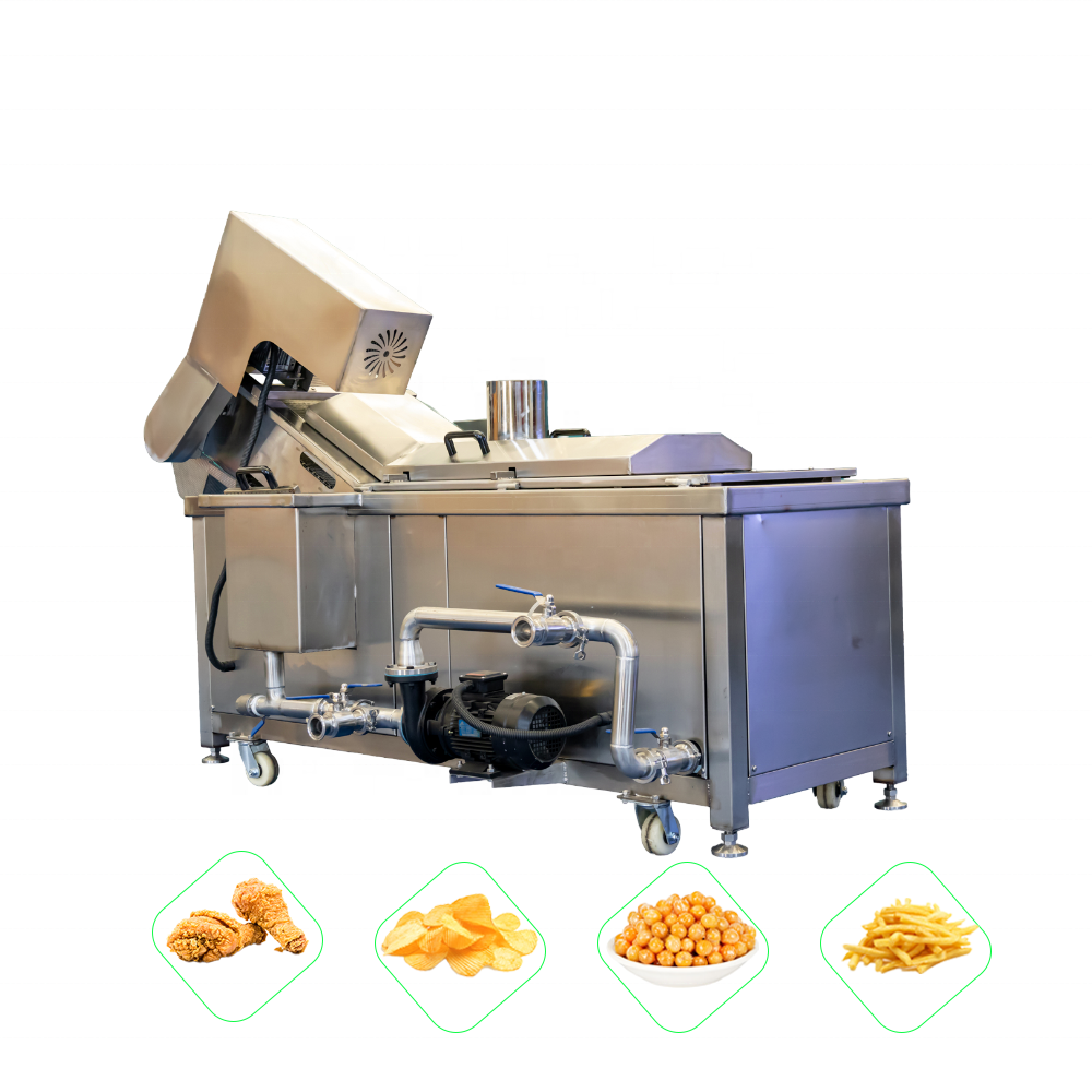 Elektrische Batch-Fritte use Vakuum ölfilter maschine 304 Edelstahl hohe Produktivität 50-300kg Kapazität