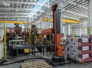 Hochwertiger voll automatischer elektrischer Industrie roboter Pallet isierer