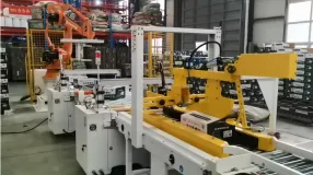ราคาผู้ผลิตเครื่องกลสำหรับหุ่นยนต์ palletiser PLC