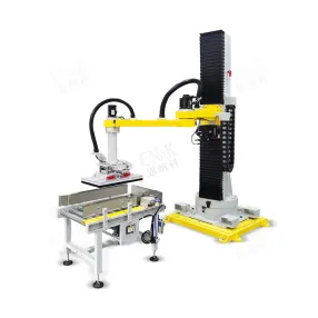 คอลัมน์เดียว palletizer กรณีเครื่อง palletizing palletizer/ หุ่นยนต์ Stacker สำหรับน้ำดื่มบรรจุขวดสายการผลิต