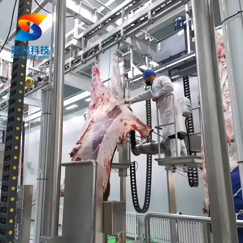 소 도살장 돼지 살해 기계 돼지 도살 칼날 소 피부 가공 기계 - 소 & 양 도살 생산 라인 - foodmachtech