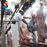 자동 할랄 가축 도살장 살해 또는 도살 상자 소 돼지 염소 양 도살 기계 - 소 & 양 도살 생산 라인 - foodmachtech