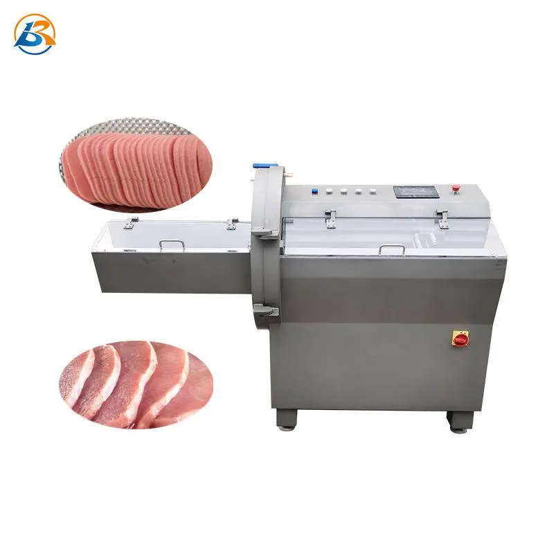 Nuevo diseño Jerky Smoked Meat Slice Machine Carne congelada Bone-in Pork Chop Cordero Oxtail Cutting Slicing Machine - Máquina rebanadora de carne - foodmachtech