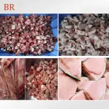 Производитель Прямые продажи Машина для резки мяса Коммерческая машина для резки замороженной курицы Рыба Slicer Кубик Машина для резки говядины - Режущий раздел машины - foodmachtech